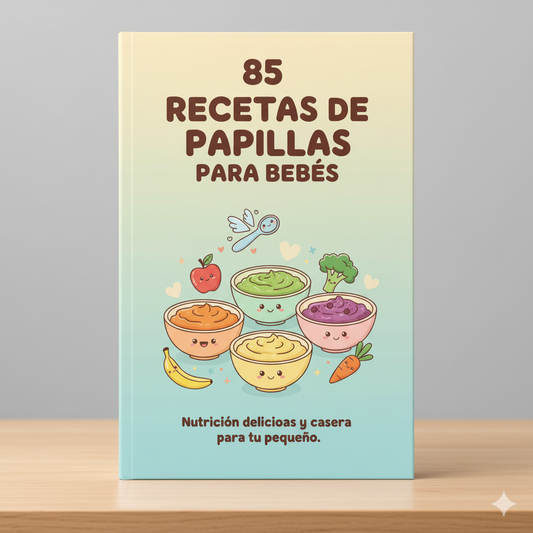 85 Recetas de Papillas – Guía completa para bebés y niños pequeños